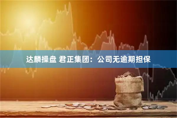 达麟操盘 君正集团：公司无逾期担保