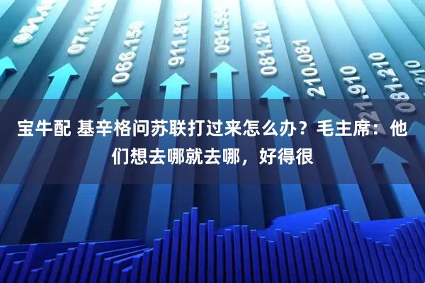 宝牛配 基辛格问苏联打过来怎么办？毛主席：他们想去哪就去哪，好得很